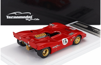 FERRARI 612 Can-am №16 3rd Watkins Glen (1969) Chris Amon, Red