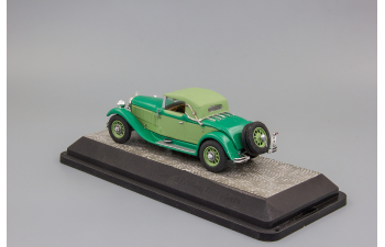 MERCEDES-BENZ Grosser Cabriolet Karrosserie Auer W07 (1931-1938) green / beige