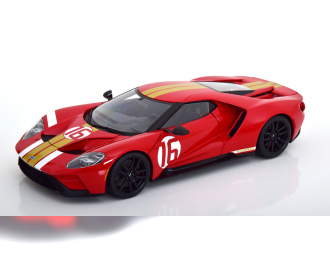 FORD GT 64 Heritage Edition Alan Mann (2022), red golden