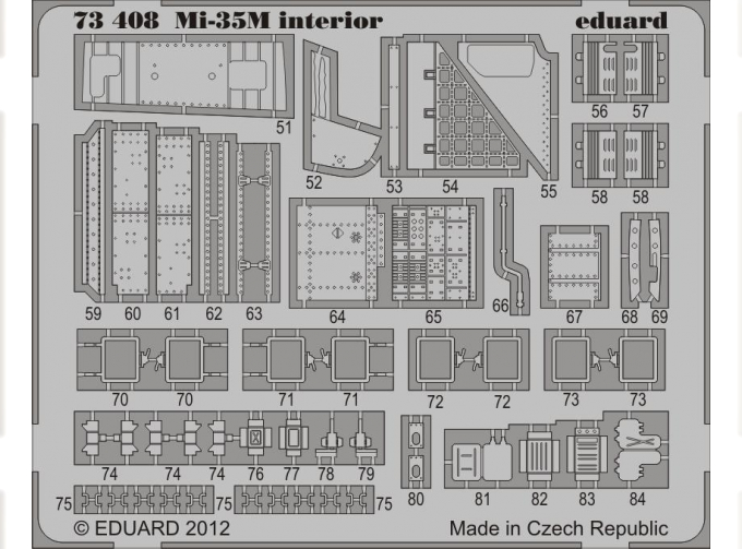 Фототравление для Mi-35 interior S.A.