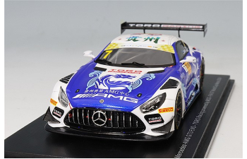 MERCEDES-BENZ Amg Gt3 Evo Team Toro Racing №7 Fia Gt World Cup Macau (2024) Ralf Aron, Blue White