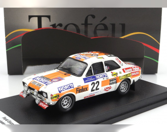 FORD Escort Mki (night Version) №22 Rally 1000 Lakes (1975) Juhani Kynsilehto - Martin Holmes, White Yellow