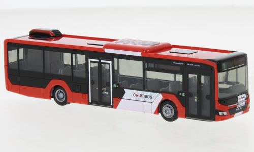 MAN Lion s City 12, (2018) Chur Bus (CH), red