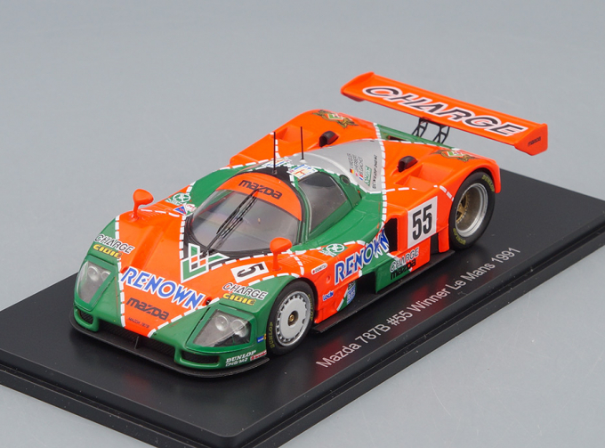 MAZDA 787B RENOWN Weidler -Herbert-Gachot #55 победитель Le Mans 1991