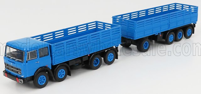 FIAT 691 Truck Millepiedi 4-assi 1961, Blue