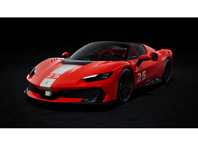 FERRARI 296 Speciale A №25 Spider Open (2025), red