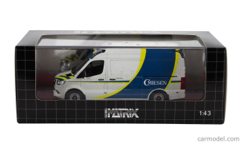 MERCEDES BENZ PRINTER VAN MIESEN AMBULANCE (2018), WHITE / BLUE