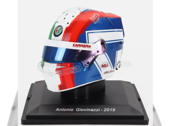 HELMET F1 Casco - Alfa Romeo C38 Ferrari Team Alfa Romeo N99 Season (2019) A.Giovinazzi, Red White Blue