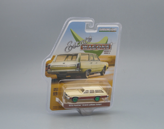 (Greenlight!) PONTIAC Grand LeMans Safari 1976 Bavarian Cream with Woodgrain 