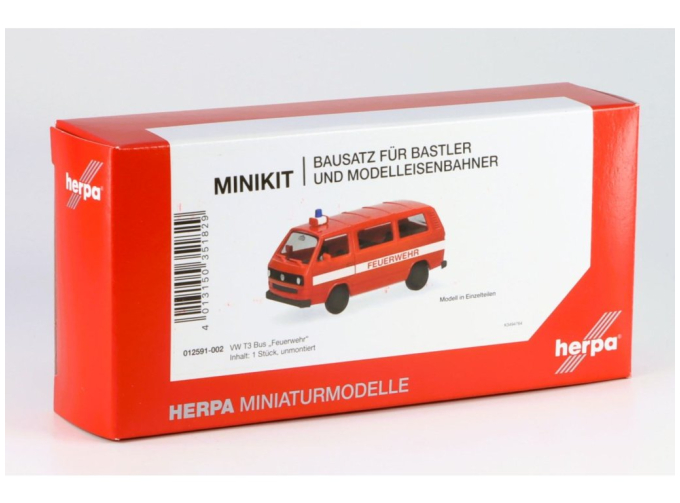 Сборная модель VOLKSWAGEN T3 Пожарные