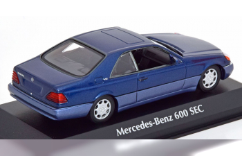 MERCEDES-BENZ 600 SEC (C140) (1992), dark blue metallic