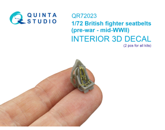 3D Декаль Комплект ремней для самолета ВВС Британии, до/начало/середина ВМВ (2 шт)