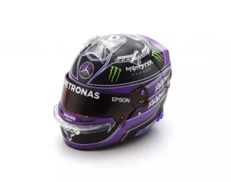 BELL HELMET Casco Helmet F1 Lewis Hamilton World Champion Team Mercedes Amg Petronas W11 №44 Winner Turkish Gp (2020) - 7 Time World Champion, Purple Met Black