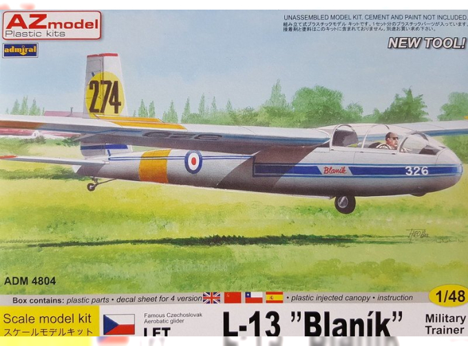 Сборная модель Let L-13 Blanik