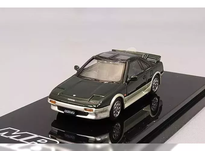TOYOTA Mr2 1600g Super Charger (1986), Green Silver