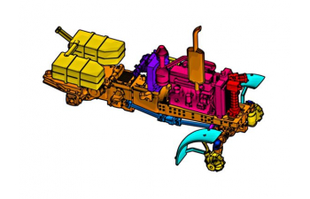 Сборная модель Трактор МТЗ-82.1