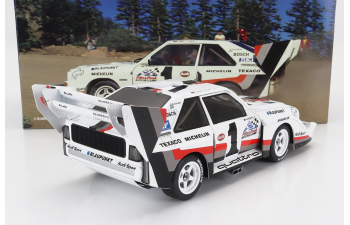 AUDI Quattro Sport S1 E2 №1 Winner Rally Pikes Peak Hill Climb (1987) W.Rohrl, Yellow White Red