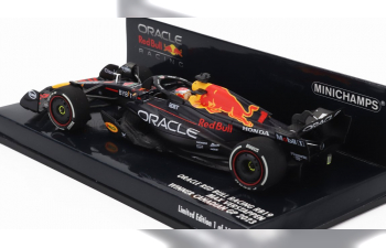 RED BULL F1 Rb19 Team Oracle Red Bull Racing №1 World Champion Winner Canada Gp (2023) Max Verstappen, Matt Blue