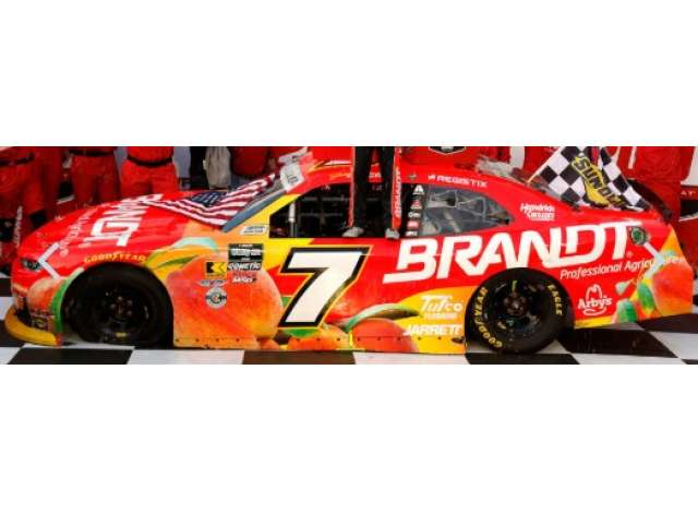 CHEVROLET #7 Justin Allgaier *Brandt*, red/orange 2026