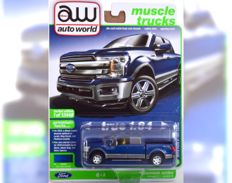 FORD F-150 Lariat (2019), blue metallic