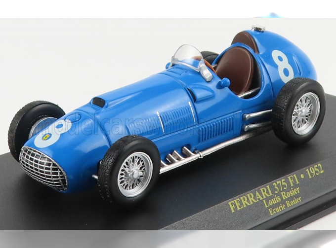 FERRARI F1 375 Team Ecurie Rosier №8 Season (1952) Louis Rosier, Blue