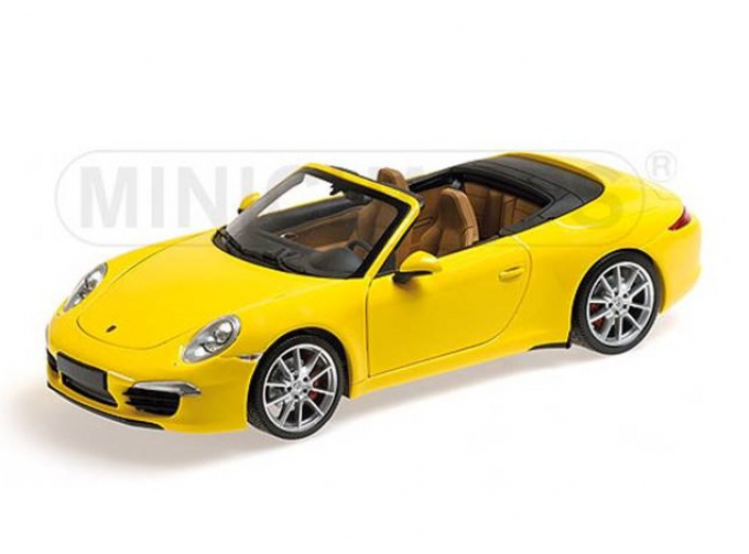 Porsche 991 Carrera S Cabriolet 2012 (yellow)