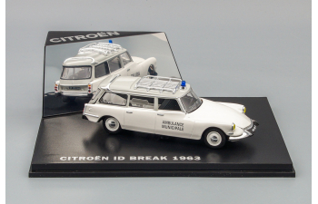 CITROEN ID Break 1963, white / grey