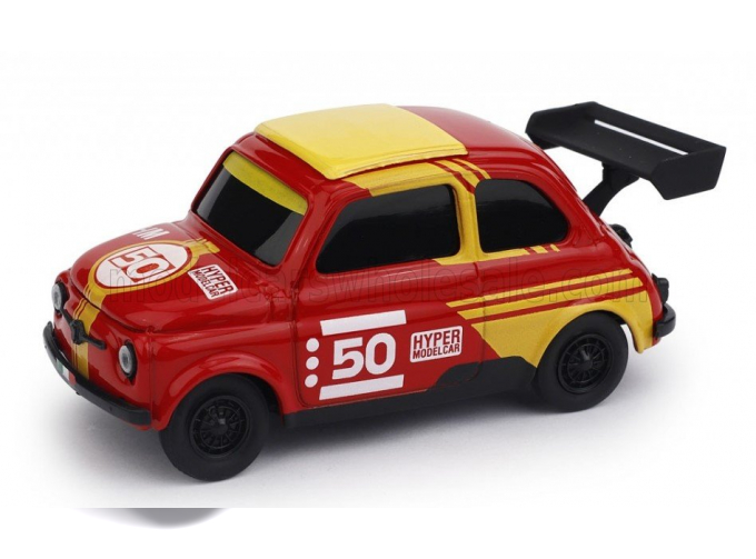 FIAT 500 Brums №50 Hm Hyper Modelcar (2024), Red Yellow Black