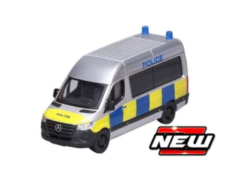 Mercedes-Benz Sprinter UK Police, grey / yellow / blue
