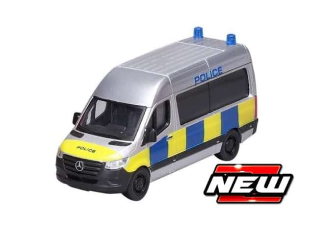 Mercedes-Benz Sprinter UK Police, grey / yellow / blue