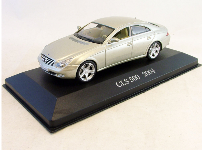 MERCEDES-BENZ CLS 500 (2004), Mercedes-Benz Offizielle Modell-Sammlung 46, золотистый
