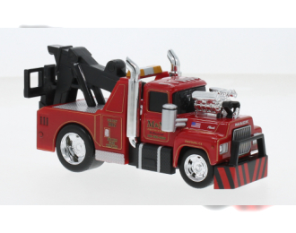 MACK R685st M&m Tow Truck Assistance Carro Attrezzi 3-assi Custom (1980), Red