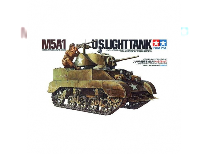 Сборная модель M5A1 U.S. Light Tank