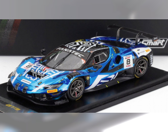 FERRARI 296 Gt3 3.9l Turbo V8 Team Kessel Racing №8 24h Spa (2024) Nicolo Rosi – Nicolo Schiro – David Fumanelli – Daniele Di Amato, Blue