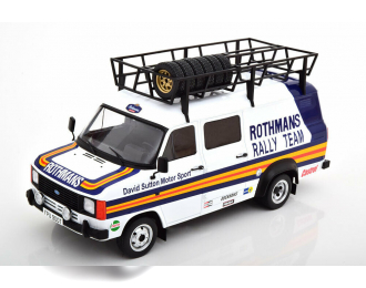 FORD Transit MKII техничка "Rothmans Rally Team" с багажником и колесами на крыше 1980