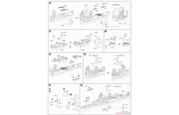 Сборная модель Full-Hull IJN Series IJN Light Cruiser Sakawa (w/Photo-Etched Parts)