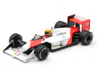 McLAREN MP4/4 #12 Ayrton Senna Canadian Grand Prix Winner (1988), red/white
