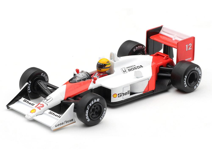McLAREN MP4/4 #12 Ayrton Senna Canadian Grand Prix Winner (1988), red/white