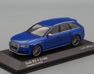 AUDI RS4 (2012), blue metallic