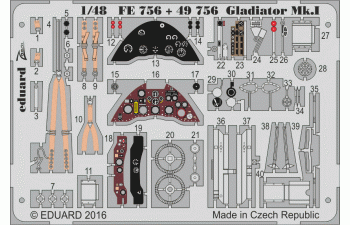 Фототравление для Gladiator Mk.I