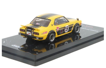 NISSAN Skyline 2000 GT-R KPGC10 #23 , yellow/black
