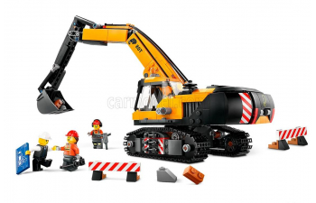 AMMANN Lego City - Escavatore Cingolato - Excavator Hydraulic (2015), Yellow Black