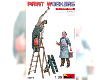 Сборная модель фигурки маляры / FIGURES Paint Workers