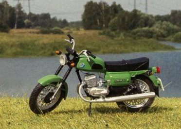Восход-3М мотоцикл (зеленый)