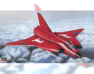 Сборная модель Cамолет J-35F Draken "Red Dragon"