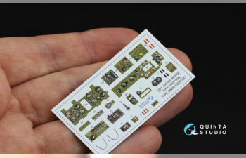 3D Декаль интерьера кабины A6M2 Zero (пр-ва Mitsubishi) (Border Model)