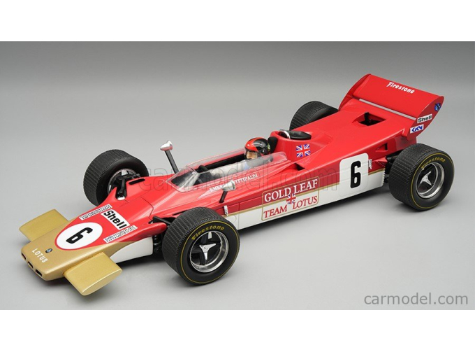 LOTUS F1 56B N 6 RACE OF CHAMPION Emerson Fittipaldi (with pilot figure) (1971)