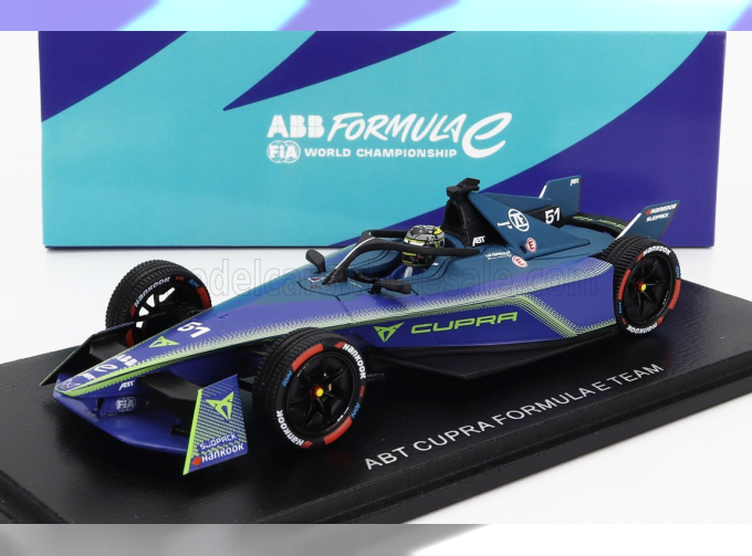 MAHINDRA Formula-e M9 Electro Team Abt Cupra N51 Season (2023-2024) Nico Muller, Blue Yellow