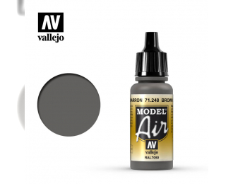 Краска Model Air Brown Grey 17 ml.