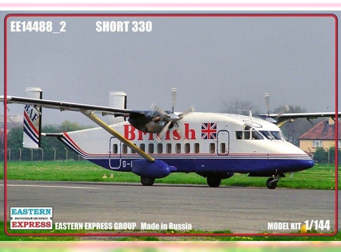 Сборная модель Пассажирский самолёт Short 330 (British Air Ferries)